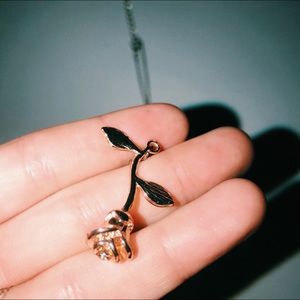 Rose Gold Pendant Necklace